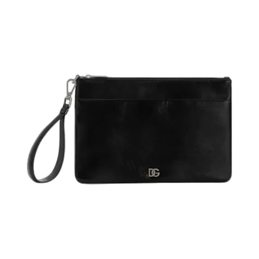 Dolce & Gabbana Logo Plaque Clutch Bag
