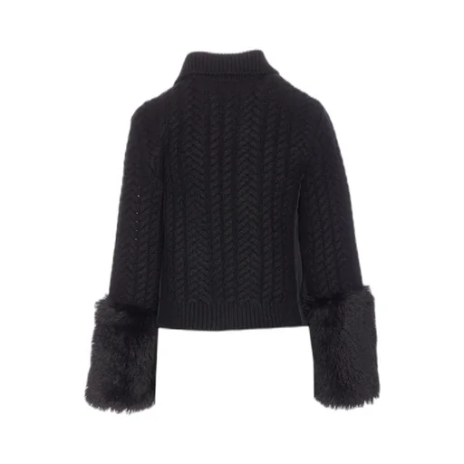 Wool Zipper Cardigan