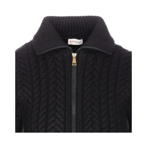 Wool Zipper Cardigan
