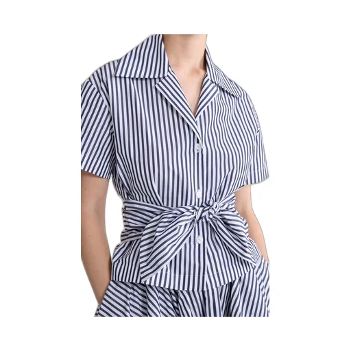 Striped Knotted Shirt