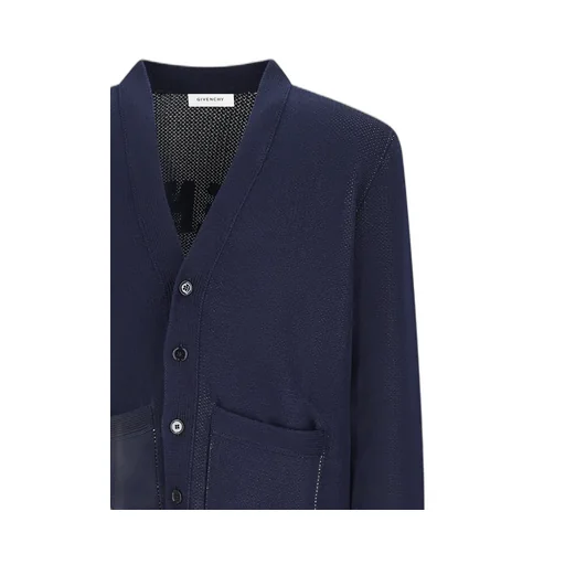 Givenchy Paris Logo V-Neck Knitted Cardigan