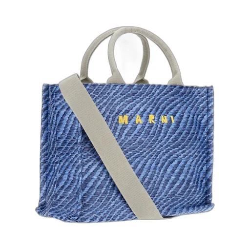 Marni Logo-Embroidered Tote Bag