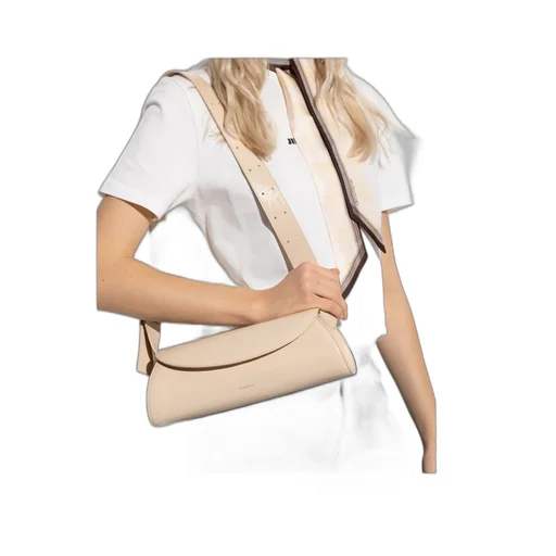 Jil Sander Logo Printed Shoulder Bag