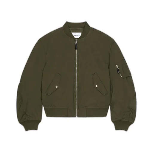 Givenchy Couture Seam Zip-Up Bomber Jacket