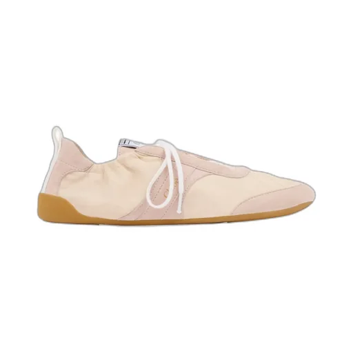 Chloé Kick Panelled Lace-Up Sneakers