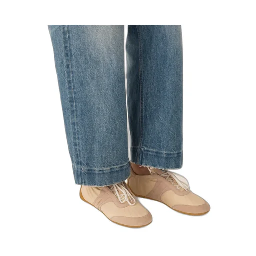 Chloé Kick Panelled Lace-Up Sneakers