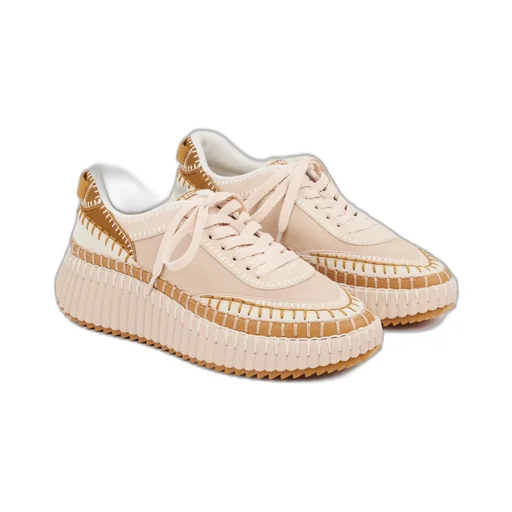 Chloé Nama Lace-Up Sneakers
