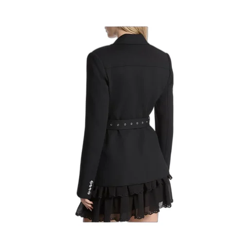 Perforated Belt Blazer