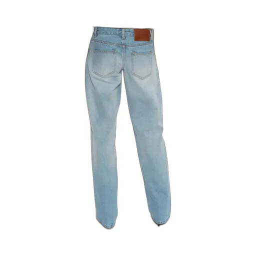 Five-Pocket Straight-Leg Jeans