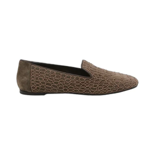 Brunello Cucinelli Embellished Flat Shoes