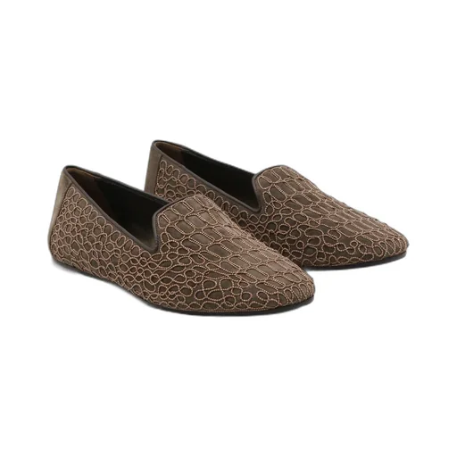 Brunello Cucinelli Embellished Flat Shoes