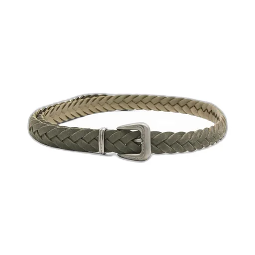 Brunello Cucinelli Monili Woven Buckle Belt