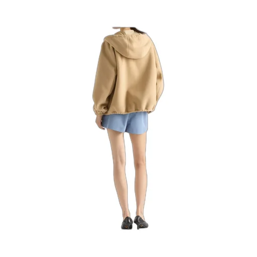 Prada Zip-Up Fleece Hoodie