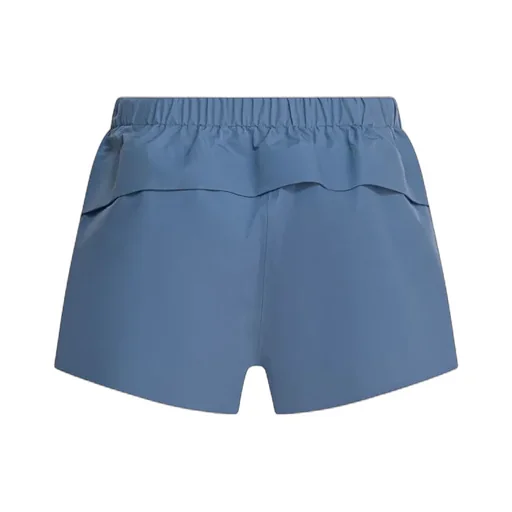 Prada Belted Ruffle-Waist Shorts