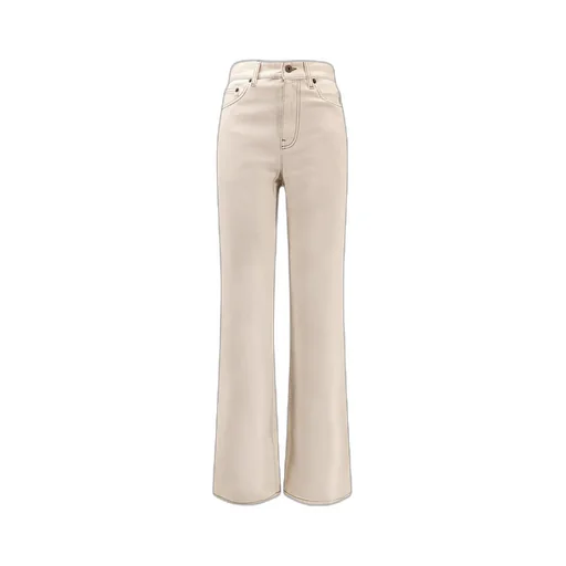 Burberry Logo Patch Flared Jeans