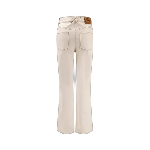 Burberry Logo Patch Flared Jeans
