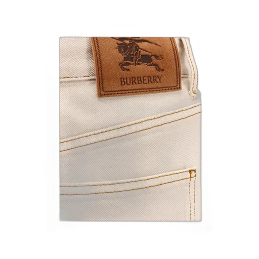 Burberry Logo Patch Flared Jeans
