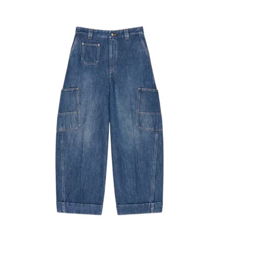 Givenchy Paris Cocoon Cropped Cargo Jeans