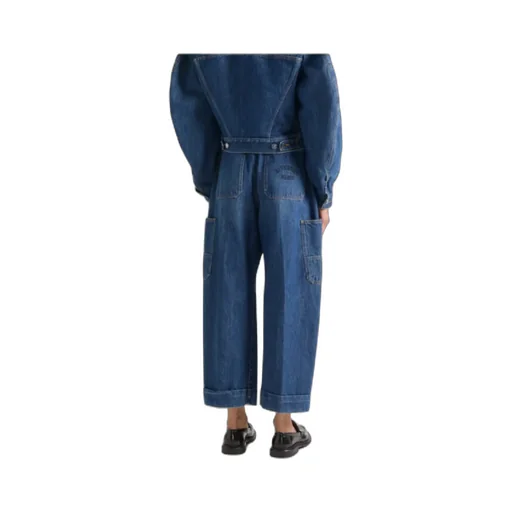 Givenchy Paris Cocoon Cropped Cargo Jeans