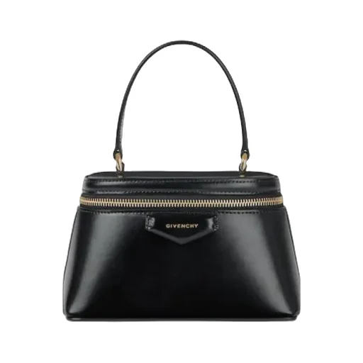 Antigona Vanity Bag In Box Leather With Chain