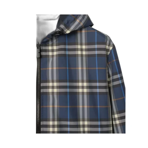 Burberry Checked Hooded Reversible Jacket