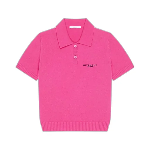 Givenchy Short-Sleeved Knitted Polo Shirt