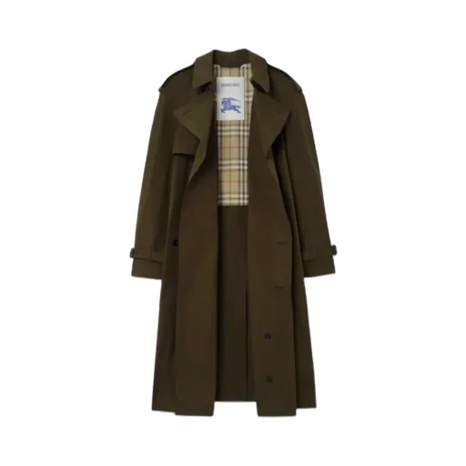 Long Lightweight Cotton Trench Coat