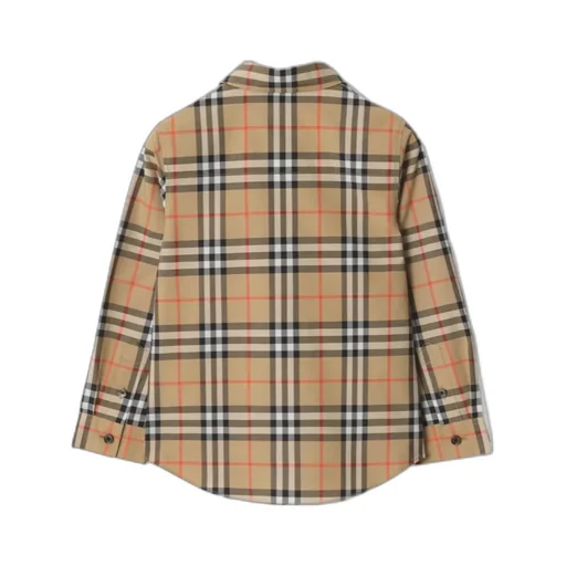 Burberry Kids Checked Long-Sleeve Shirt