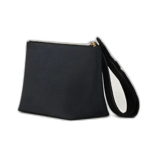Givenchy	Logo Printed Denim Pouch