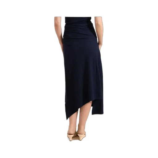 Front-Split Midi Skirt