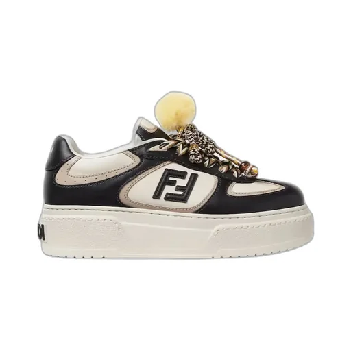Fendi Match Low-Top Platform Sneakers