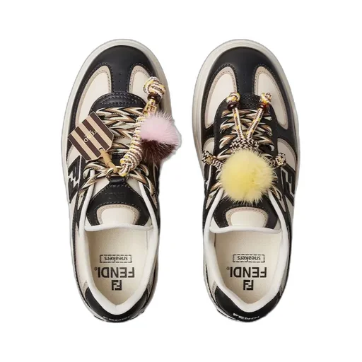 Fendi Match Low-Top Platform Sneakers