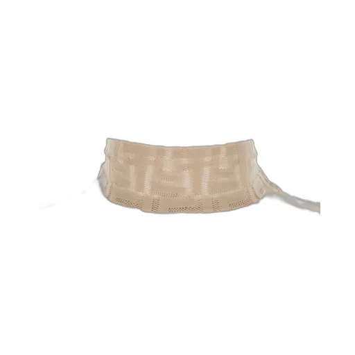 Fendi Monogrammed High-Neck Sleeveless Top