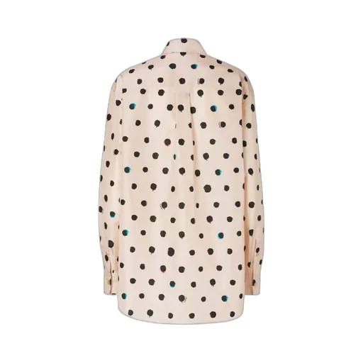 Fendi Falena Dots Printed Long Sleeved Shirt