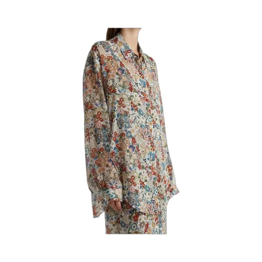 Khaite Goya Floral Printed Buttoned Shirt