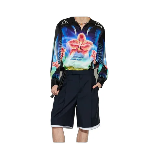 Casablanca Orchid Racer Long-Sleeved Shirt