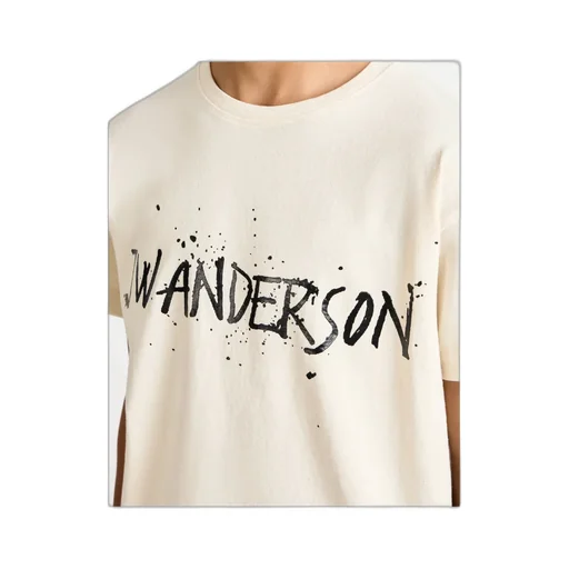Jw Anderson Logo Printed Crewneck T-Shirt