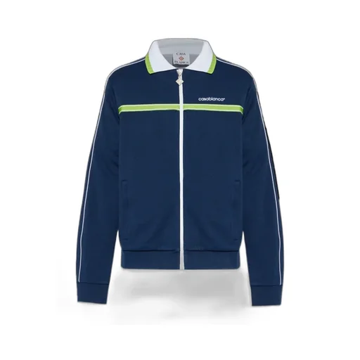 Casablanca Logo Embroidered Zipped Jacket