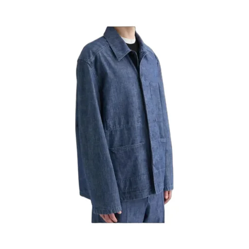 Jil Sander Chambray Pocket Detail Shirt Jacket