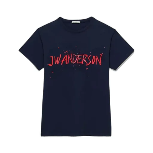 Jw Anderson Logo Printed Crewneck T-Shirt