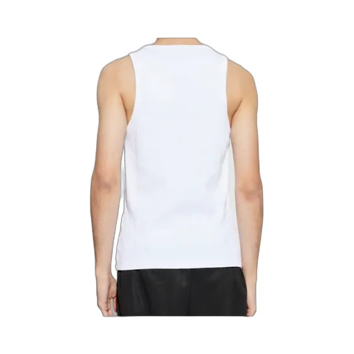 Embroidered-Logo Ribbed Tank Top