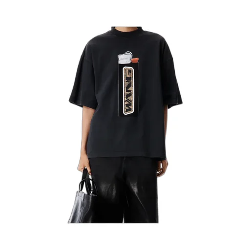 Alexander Wang Lighter-Patterned Oversized T-Shirt