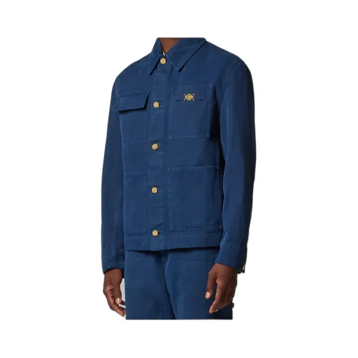 Versace Overdyed Carpenter Denim Jacket