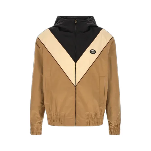 Valentino Zip-Up High Neck Jacket
