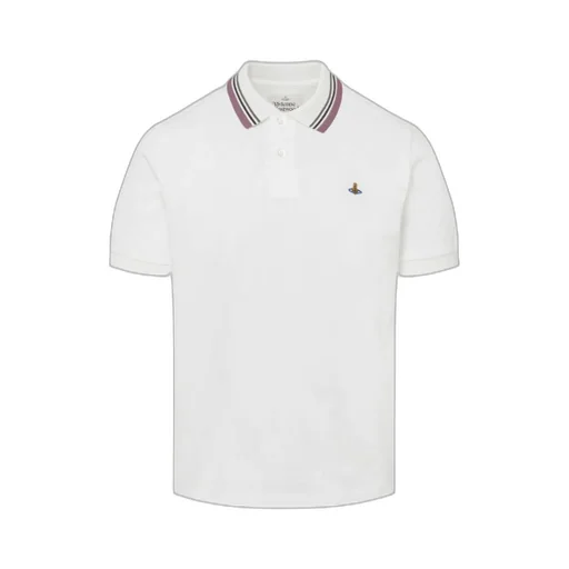 Vivienne Westwood Logo Embroidered Short Sleeve Polo Shirt