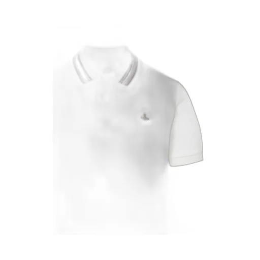 Vivienne Westwood Logo Embroidered Short Sleeve Polo Shirt