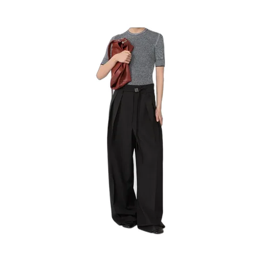 Pleated-Front Trousers