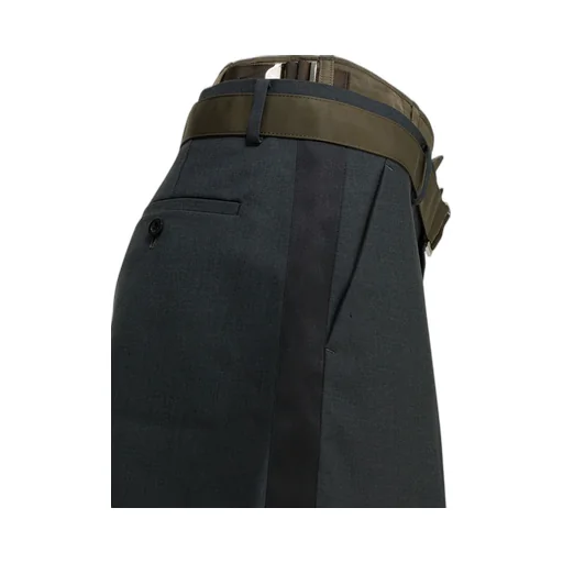 Sacai Buckle Detailed Shorts