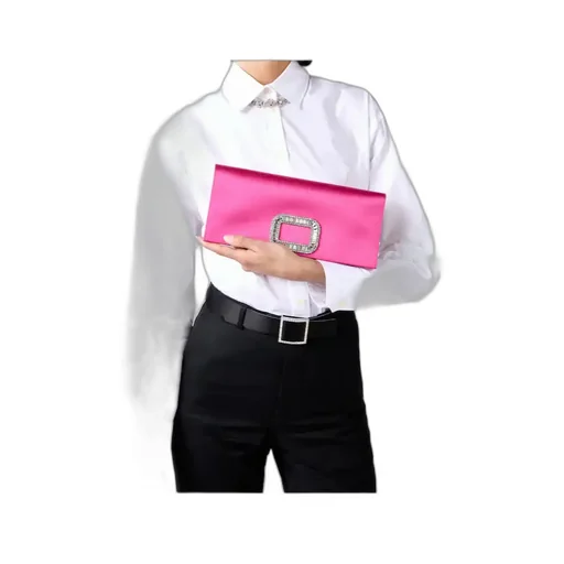 Roger Vivier Buckle Embellished Clutch Bag
