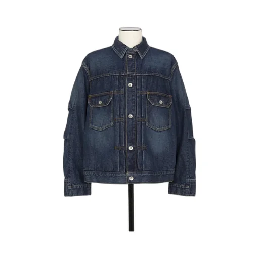Flap-Pocket Denim Jacket
